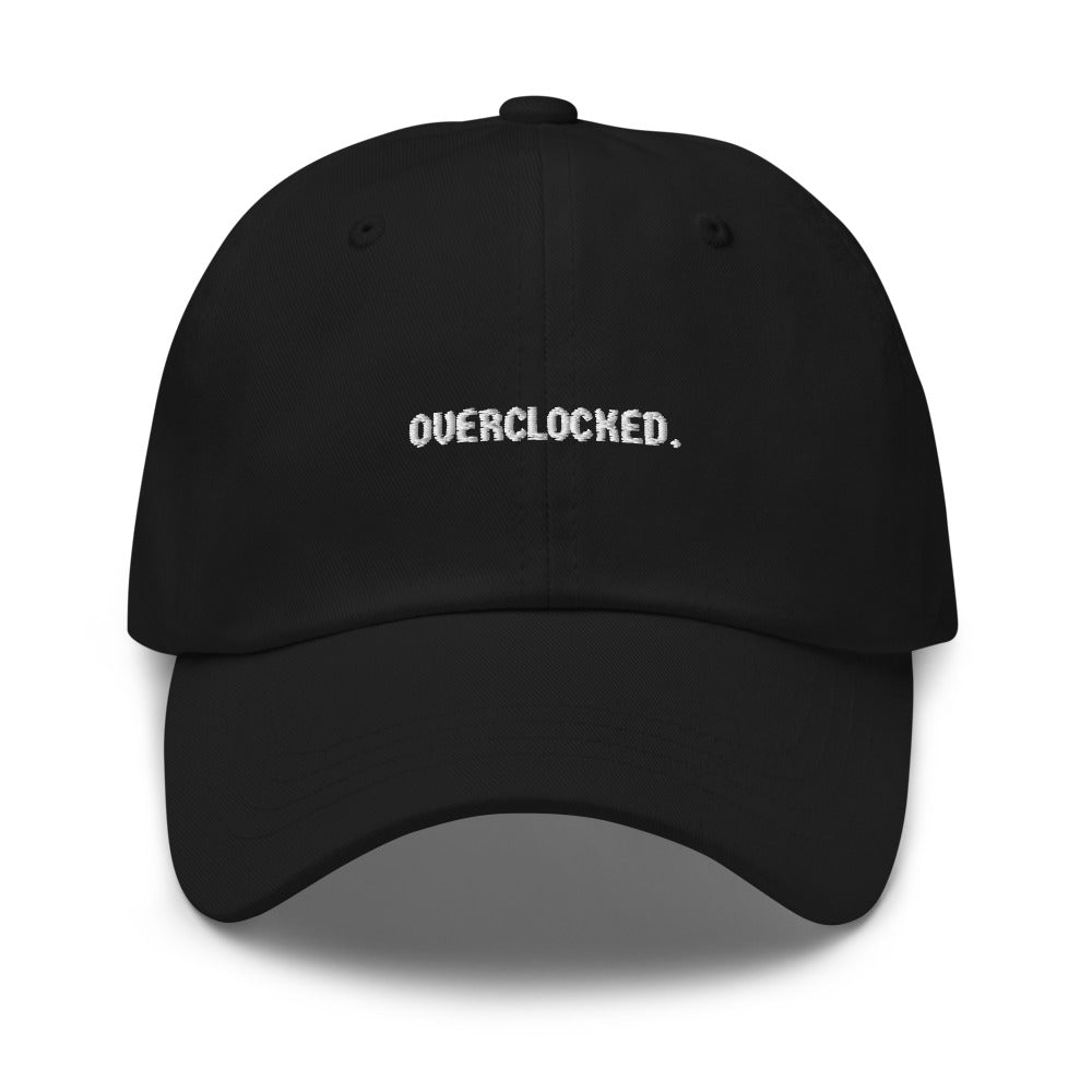Black Overclocked Dad Hat