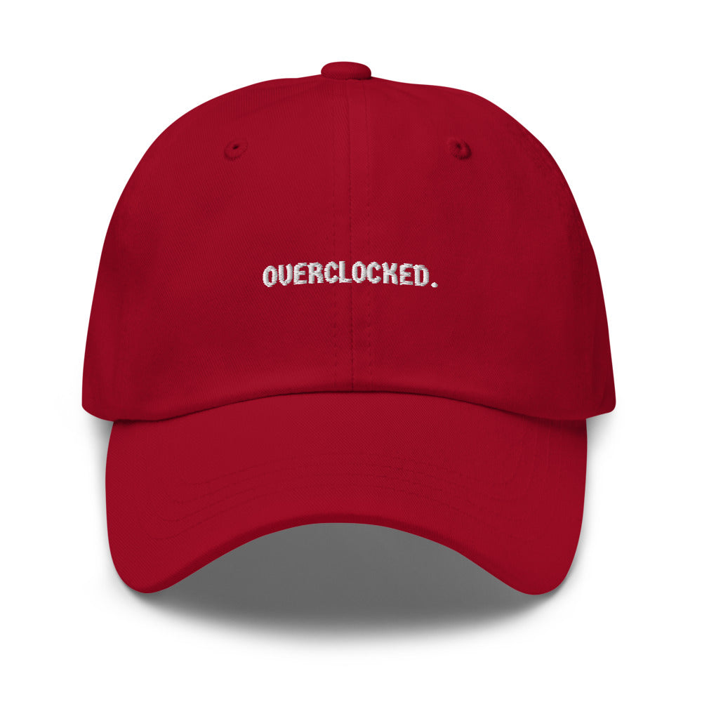 Red Overclocked Dad Hat
