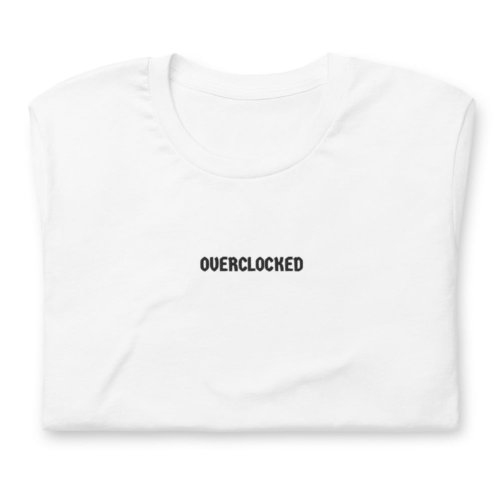 Embroidered Overclocked T-Shirt "White"