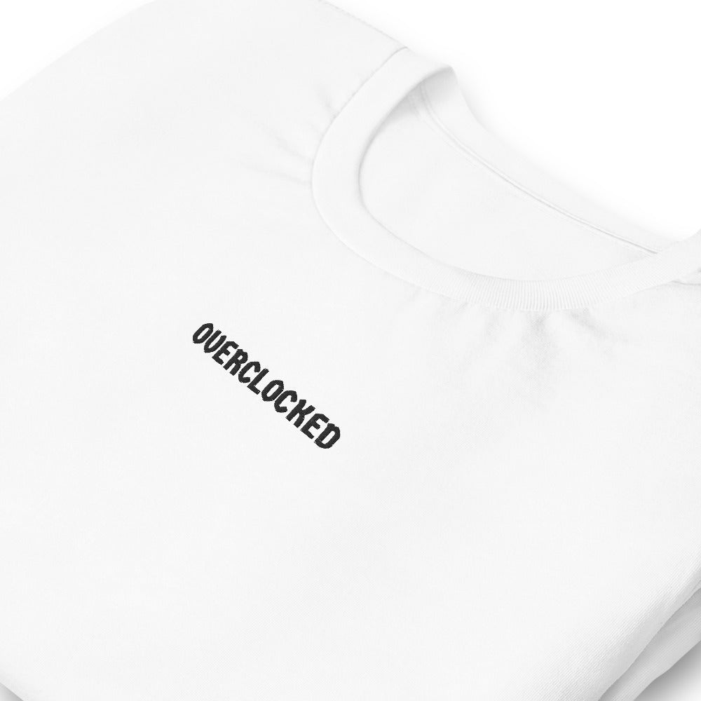Embroidered Overclocked T-Shirt "White"
